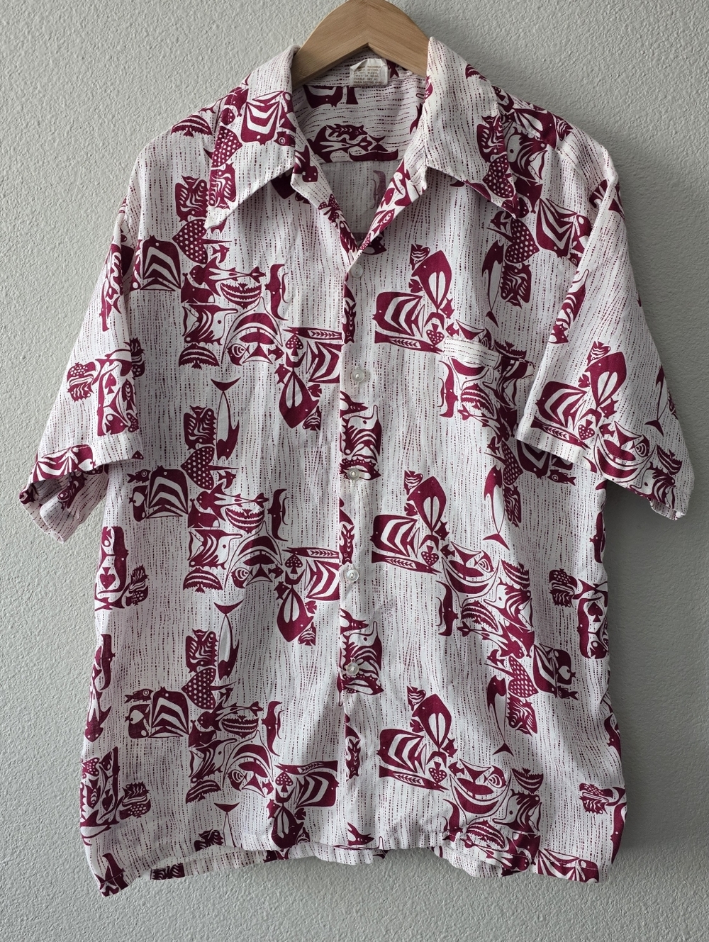Vintage Barefoot In Paradise Hawaiian Shirt XL